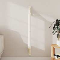 vidaXL Poste rascador de pared para gatos sisal 109 cm postes para rascar Color Gris claro,  Gris oscuro,  Crema y mas - details 1