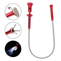 Herramienta Magnética Con Luz LED Y Gancho Flexible Para Recogida De Basura Y Reparación De Coches Herramienta De Agarre Con Resorte Múltiple - details 0
