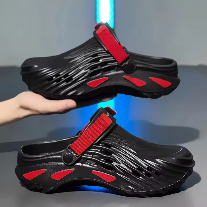 Clogs De Verano Para Hombres Talla Grande Sandalias Deportivas Clásicas Pantuflas De Playa Y Hogar Slides Cómodas Zapatillas De Lujo - 1