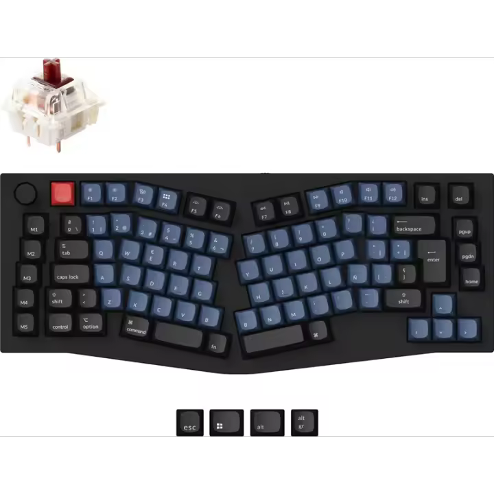 Keychron Q10 Iso-Es Rgb Gateron Mecánico G Pro Marrón - 1