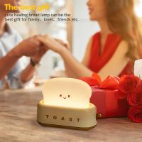 Toaster Bread Light Creativo Lámpara De Noche LED Recargable Para Dormitorio Regalo De Cumpleaños Forma Rectangular Incluye Baterías - details 5