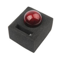 Pomo De Cambio De Marchas Universal De Fibra De Carbono Forma De Bola Acrílico Transparente Para Coche Accesorios De Automóvil - details 4