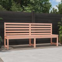 vidaXL Banco de jardín madera maciza 201,5 cm en color Pino negro/Pino natural/Douglas natural y más - details 2