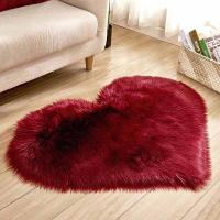 Alfombra De Pluma Para Sala De Estar Y Dormitorio En Forma De Corazón Alfombra De Acogida Para Nueva Casa Textil Grueso Diseño Moderno Para Hogar Y Hotel - details 4