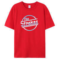 Camiseta De Algodón Para Hombre Estampado De La Banda Indie Rock the Strokes Verano Manga Corta Tallas Grandes Color Negro Top Casual - details 10