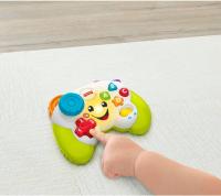 Fisher-Price Ríe y Aprende Mi Primer Mando de Consola, Juguete de Aprendizaje con Luces y Sonidos para bebé +6 Meses, versión español + portugués + Italiano + inglés (HHX11) - details 2