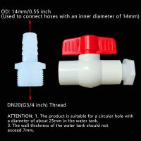 Válvula De Desbordamiento De Tanque De Agua 1Pc Conector De Tubo Regulación De Flujo G3/4 Pulgada DN20 Hilo Plástico Para Jardín Riego Granja Avícola - details 5