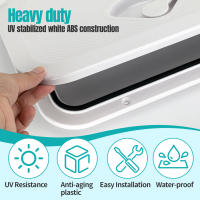 Tapa De Acceso Para Piso ABS Impermeable Y Anti-UV Antideslizante Inspección Marítima Barco Yate RV 15x11 Pulgadas - details 3