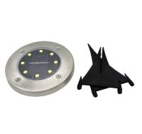 Outdoor solar lights, 8 garden lights, 8LED solar stainless steel underground lights - details 2