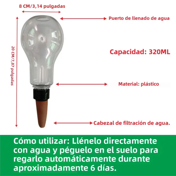 Herramienta De Riego Automática Para Jardín Dispositivo De Rociado Por Goteo Para Plantas De Interior Hogar Para Lazos Riego De Flores - 1
