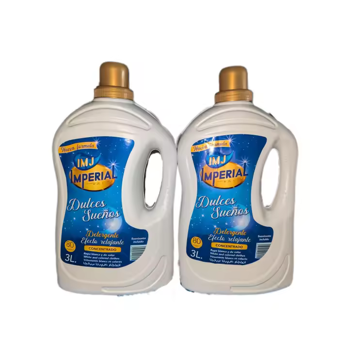 DETERGENTE LIQUIDO  + SUAVIZANTE CONCENTRADO EFECTO RELAJANTE  INCLUIDO DULCES SUEÑOS MUXAM 3L PACK 2 UNI - 1