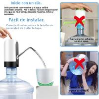 Dispensador De Agua Automático Portátil Para El Hogar Con Bomba De Agua Botella Encendido Con Un Botón Convenientemente Al Aire Libre Negro Y Blanco - details 6