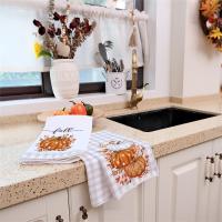 Toallas De Cocina De Otoño 2Pcs Toallas De Mano Estacionales Para Agradecimiento Toallas De Microfibra Toallas De Harina - details 19