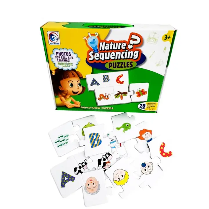 BP Puzzle 20 en 1 Secuencias Lógicas 3pcs/puzle - Rompecabezas Lógicos Educativos para el Desarrollo Cognitivo - 1