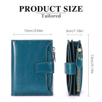 Monederos para Mujer, Cuero auténtico pequeño y Compacto Cartera para Mujer con protección RFID - details 2