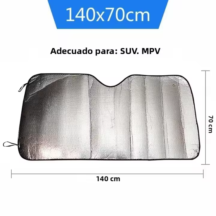 Cubierta De Ventanas De Coche Protección Anti-UV Sombrilla De Ventilación Frontal Y Rearmónica Accesorios Automotrices Para Limpieza De Invierno - 1