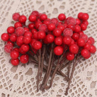 Decoración De Navidad 10 Pcs/pack Árbol De Navidad Berro Simulación Borrajo Falso Plant Wreath Para El Hogar Y Scrapbook - details 4