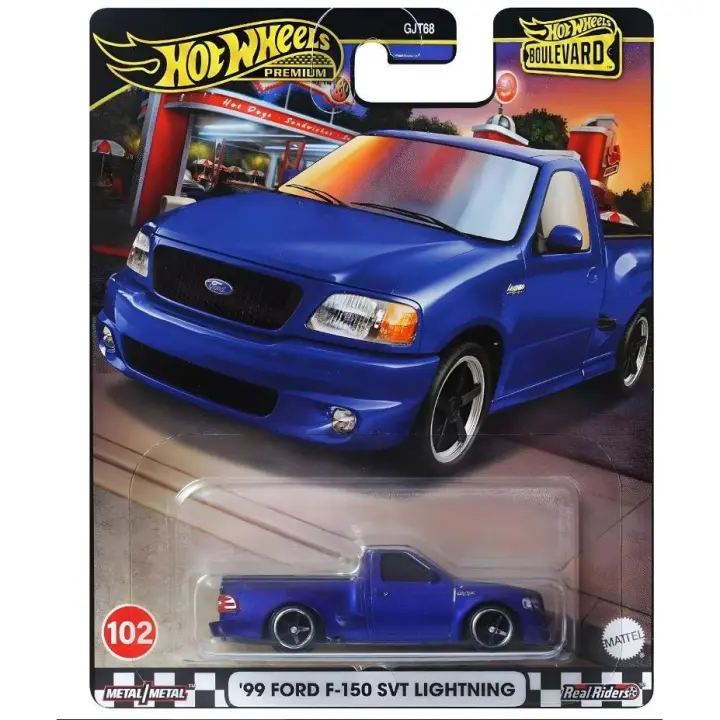 Hot Wheels Premium 102 Boulevard ’99 Ford F-150 SVT Lightning Mattel HRT60 - 1
