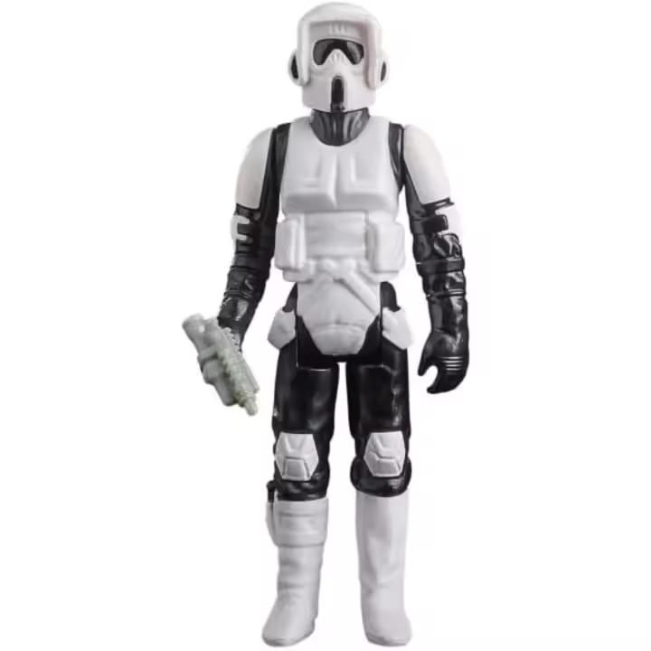 HASBRO - STAR WARS - Colección Retro - BIKER SCOUT - Explorador motorizado - Figura de colección a Escala de 9,5 cm - Retorno del Jedi - Edad recomendada mayores de 4 años - 1