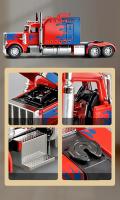 Modelo De Camión Peterbilt 389-Optimus Prime Prototipo 1:24 Con Sonido Y Luz Vehículo De Juguete De Aleación Para Niños - details 8