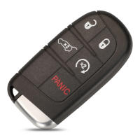 Jingyuqin Llave De Repuesto Inteligente Para Coche M3N40821302 Fob 433MHz Con Chip ID46 Para Jeep Grand Cherokee - details 1