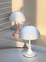 Lámpara De Mesa Decorativa Moderna Y Sencilla En Acrílico Para Sala De Estar Barra Estudio Color Blanco Rosa Amarillo Gris - details 9