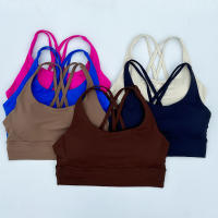Deportiva Para Mujer Sujetador De Yoga Top De Camiseta Alta Absorción Respirable Deporte Fitness Running Gimnasio Ropa Deportiva - details 1