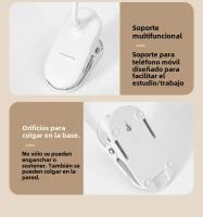 Lámpara De Mesa Portátil LED Con Clip Iluminación Nocturna Para Lectura Luz Táctil De 3 Modos De Brillo Protección Ocular Recargable USB Material ABS - details 15