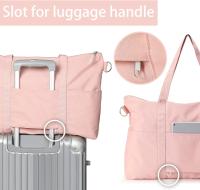 Bolsa de Viaje Mujer Bolsa de Viaje, Impermeable Bolsa de Gimnasio Grande Bolsa, Weekend Bolsa pernocte - details 3