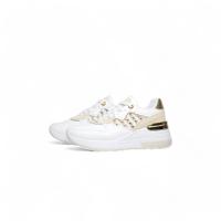 HLuna Zapatillas de cuña para vestir en blanco y negro con detalles de brillo tipo de cierre de cordones C770 - details 4