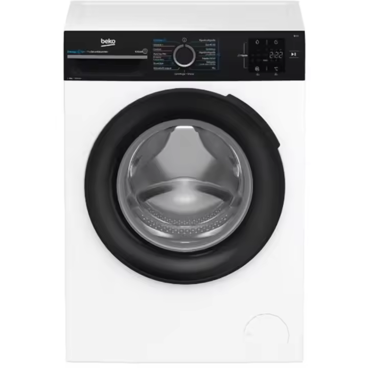 LAVADORA CARGA FRONTAL BEKO BM3WFT3821WB 8 KG 1200 RPM A BLANCO - 1