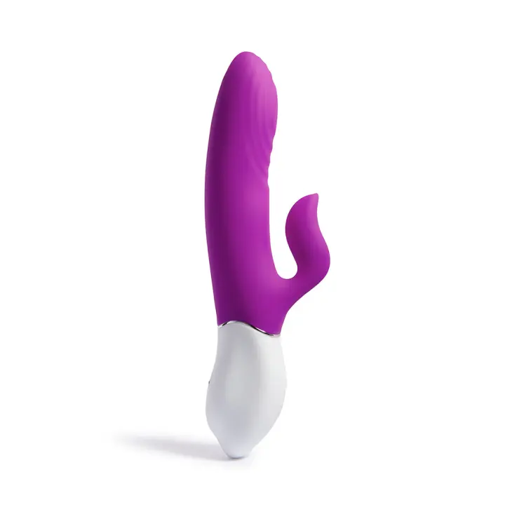 Platanomelón - Vibrador Conejito con 3 Velocidades y 6 Modos, Juguete Erótico, Simulador Penetración, Recargable - Elvis Lila - 1