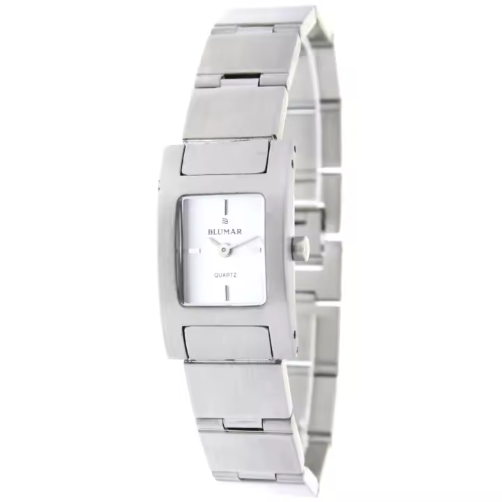 Blumar Bl-09952  Reloj Para Para Mujer Color Plateado - 1