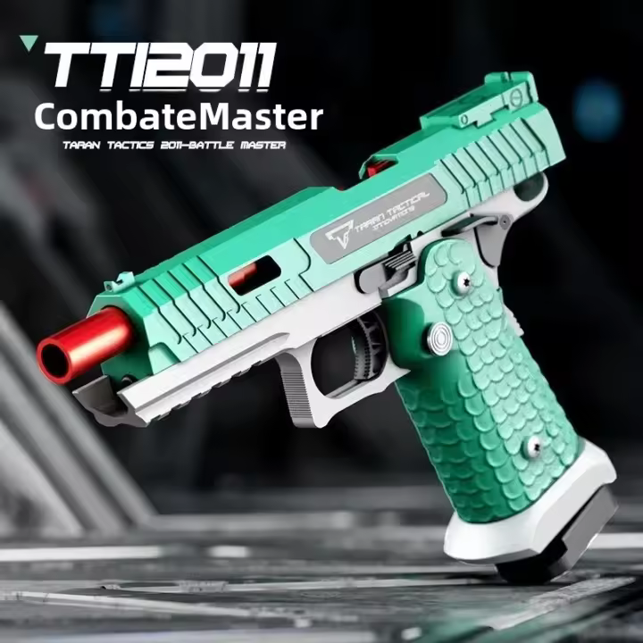 Pistola De Juguetes De Nylon 2 Barrels Airsoft Manual Para Hombres Adultos Y Niños Mayores De 6 Años Disparo Realista - 1
