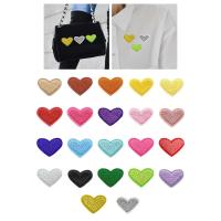 22Pcs Parches De Corazón Para Reparación Y Artesanía Parches Bordados De Aplicación a Hierro Para Bolsos Ropa Familiar Sombreros Técnica De Bordado Manual - details 4