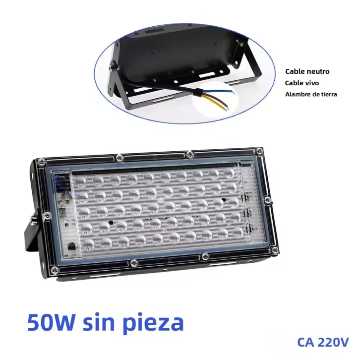 Fotocatastrofle 50W 100W Luz De Fosa UV Exterior 395nm 400nm Luz De Escenario Fluorescente Con Enchufe EU USA Para Fiesta Y Blacklight - 1