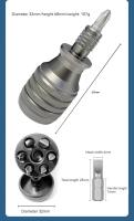 Destornillador Ratchet Multifuncional 8-en-1 Ajustable a 180 Grados Para Mantenimiento Doméstico Mini Con Mango Y Acero De Aluminio Magnético - details 11