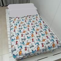 ROYAL Saco Nórdico Dinosaurios Infantil Con Cremallera y Fuelle Sin Relleno. Ideal para no destaparse al dormir, muy fácil de hacer la cama - details 0