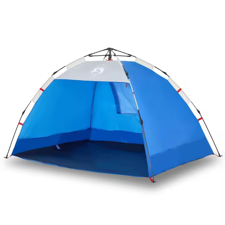 vidaXL Tienda de playa 2 personas impermeable apertura rápida Color azure blue,  Gris,  Verde mar y mas - 1