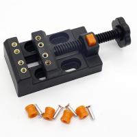 Mini Presa De Taladro Con Abrazadera De Núcleo De Nogal Para Joyería Herramienta De Escultura DIY Y Artesanía Clip Para Mesa Y Banda - details 6