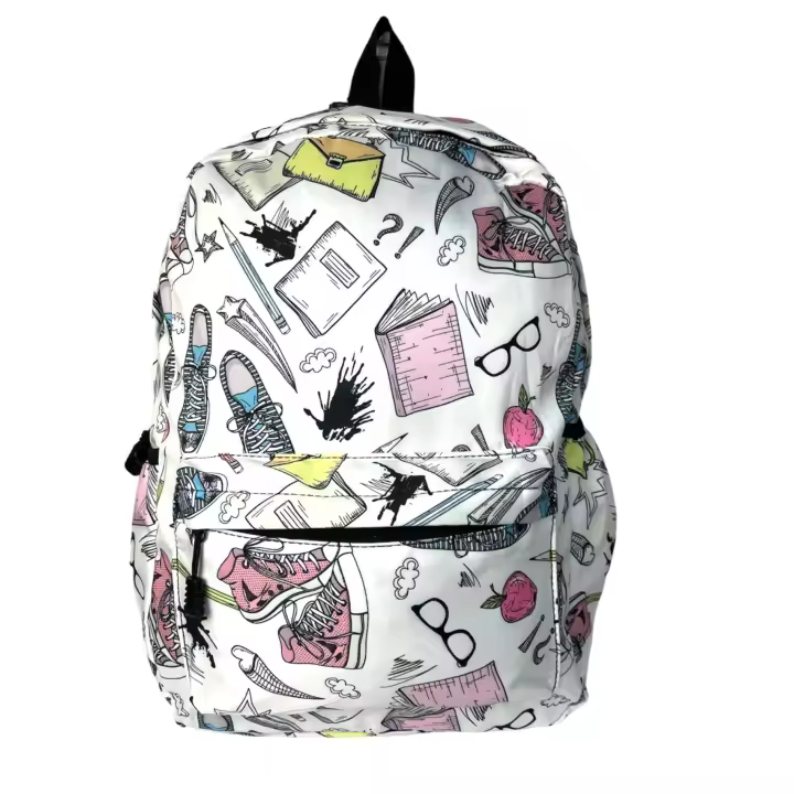MEJORADA Mochila Escolar Clásica Estampada Juvenil Chicas Chicos - 1