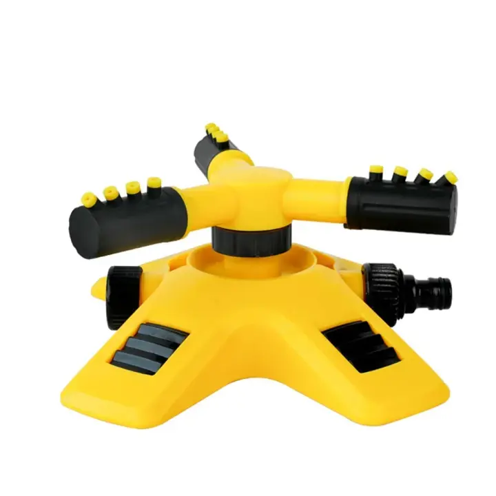 Encimeras De Riega Automática 360 Grados Para Jardín Irrigación De Jardín Con Tres Tubos Enlaces Encimeras De Riega Rotativas - 1