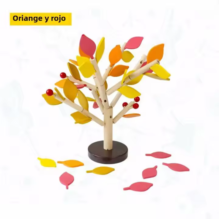 Puzzle 3D De Madera DIY Modelo De Árbol Juguete Educativo Montessori Para Niños Regalo Bloques De Rompecabezas Asamblea Unisex - 1