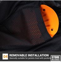 Protector De Espalda Para Moto Inserto Para Chaqueta De Carreras Alta Elasticidad Armadura De Protección Lumbar Motocross - details 7