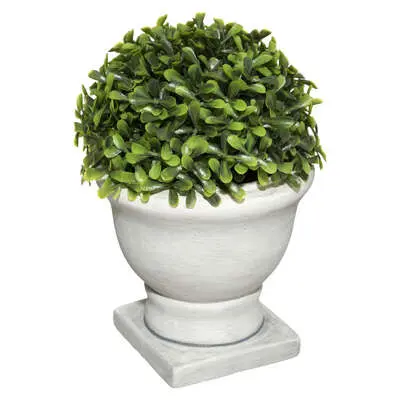 Factory Cuadros Cuadro Artificial Romance en Maceta de Cemento H16cm | Decoración Moderna - 1