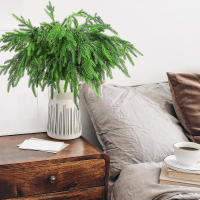Rama De Pino Artificial Norfolk Suave Y Real Para Decoración De Navidad En Hogar Y Salón De La Chimenea Y Mesa - details 2
