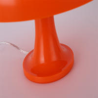 Lámpara De Mesa Orange Danish Mushroom Decoración Para Iluminación Interior De Dormitorio Lámpara De Escritorio Lámpara De Noche Con Bombilla Incluida Estilo Moderno - details 3