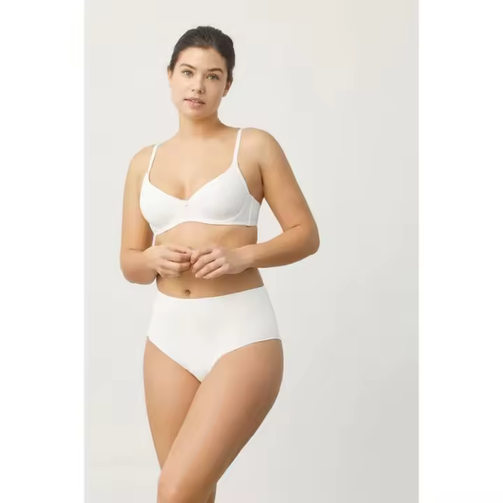 Ysabel Mora Braguita alta invisible 19642 de algodón costuras planas - 1