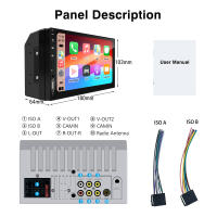Reproductor Multimedia Para Coche 7 Pulgadas Con Carplay Android Auto Pantalla Táctil IPS HD USB Bluetooth FM TF Card 2 Din Stereo - details 13