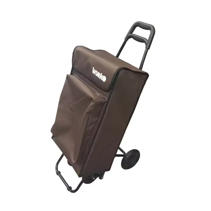 Wurko Carro Compra 4 Ruedas Marrón Ligero y Resistente Aluminio - 1